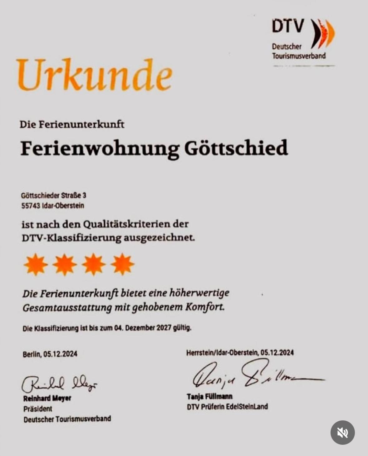 Ferienwohnung „Goettschied“ Idar-Oberstein Exterior foto